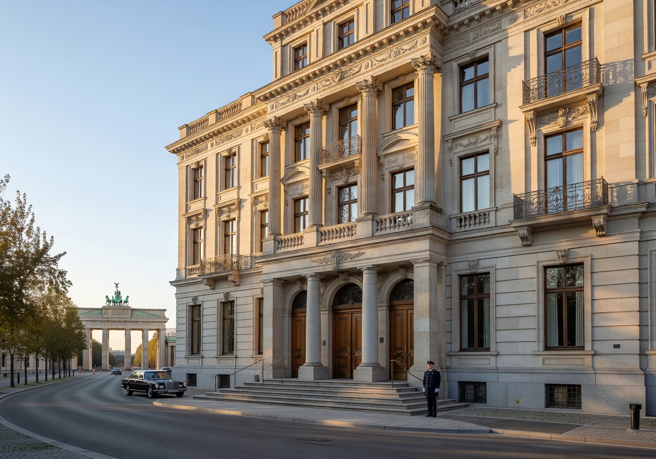 Hotel Adlon Kempinski exterior in Berlin with grand facade near Brandenburg Gate